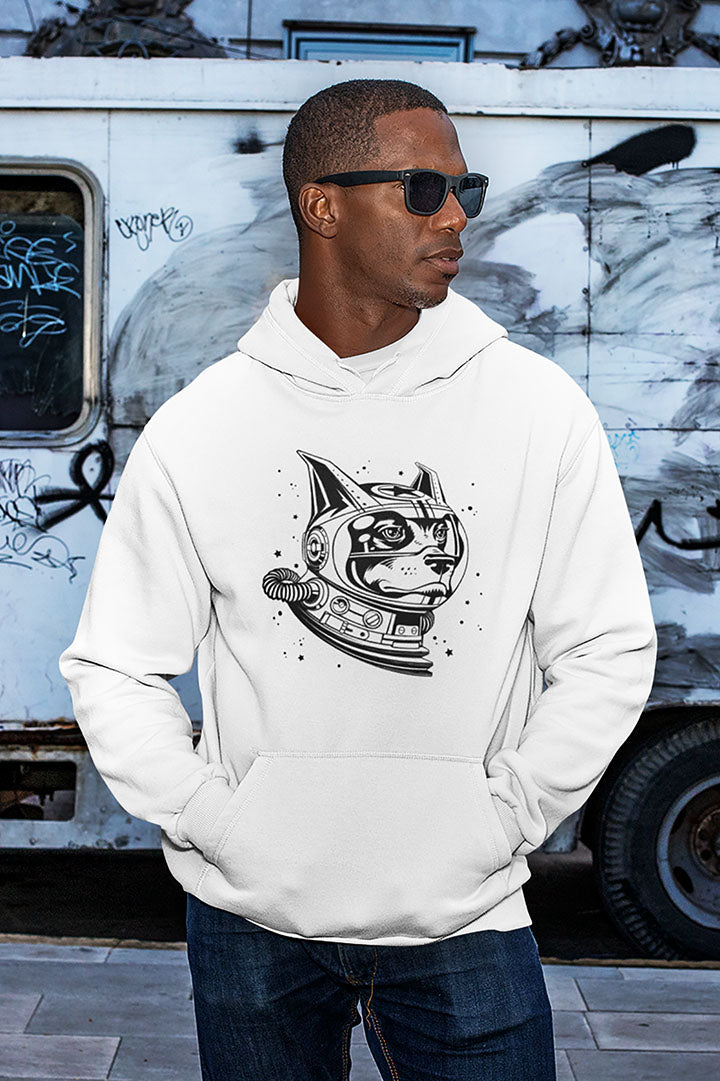 Space Dog Men's Hooded Sweatshirt