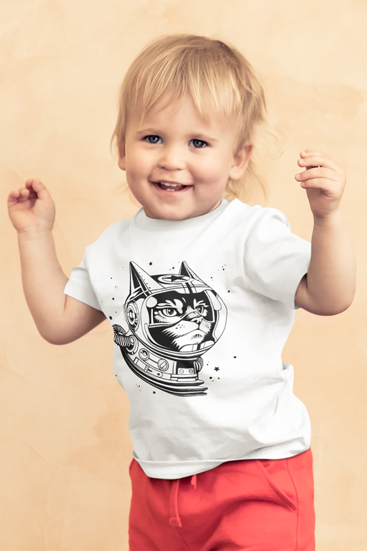 Space Cat Baby Graphic Tee