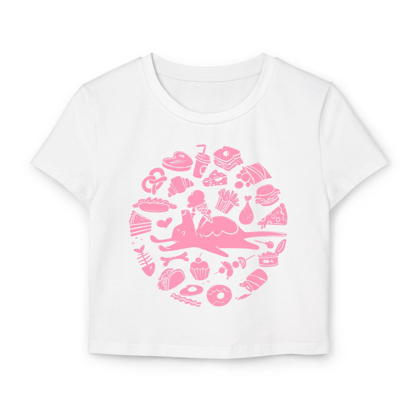 All Food is Dog Food Women's Baby Tee