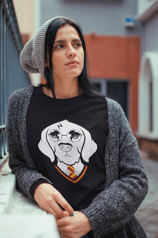 Wizard Dog Women's Cropped Sweatshirt