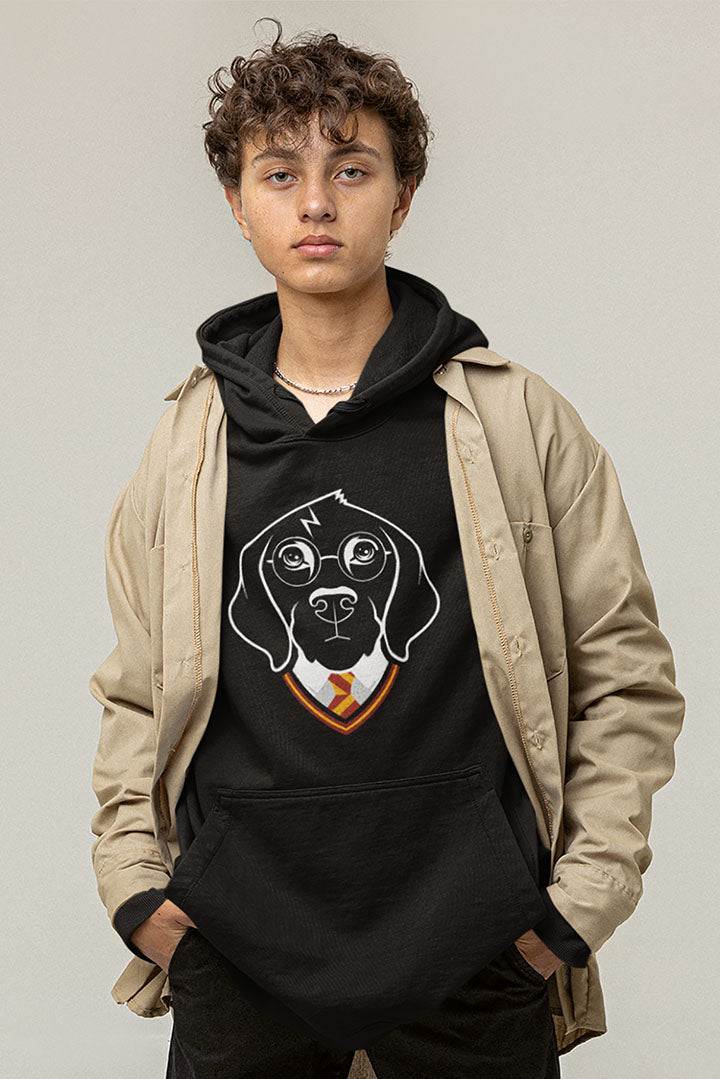 Wizard Dog Men's Hooded Sweatshirt