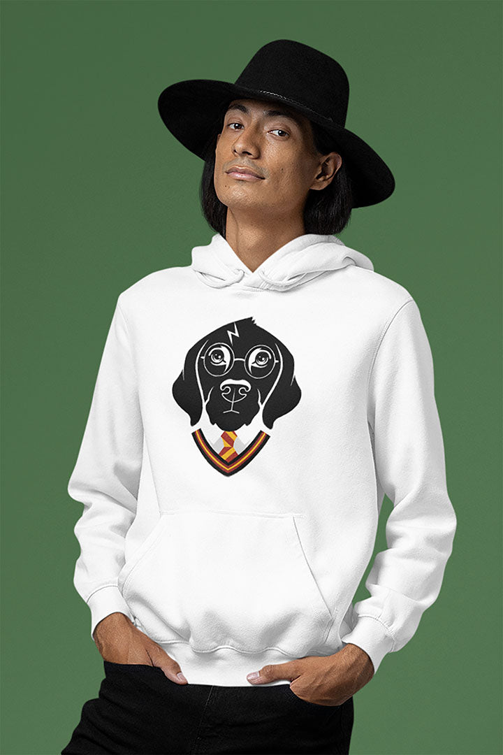 Wizard Dog Men's Hooded Sweatshirt