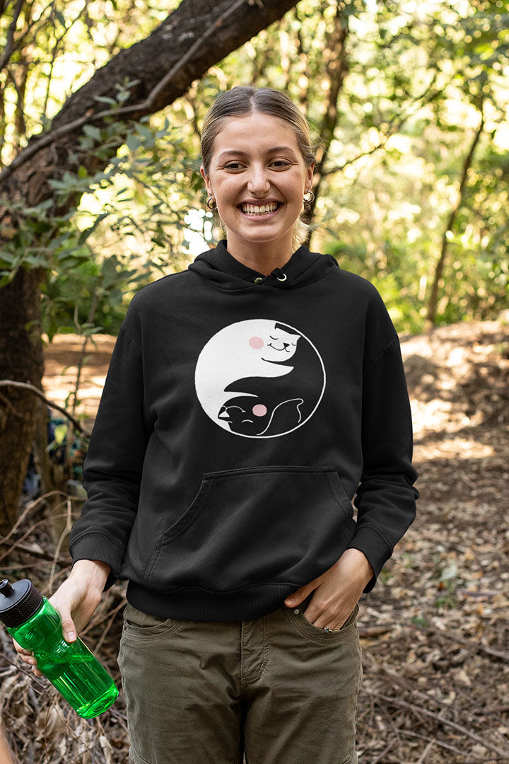 Yin Yang Women's Hooded Sweatshirt