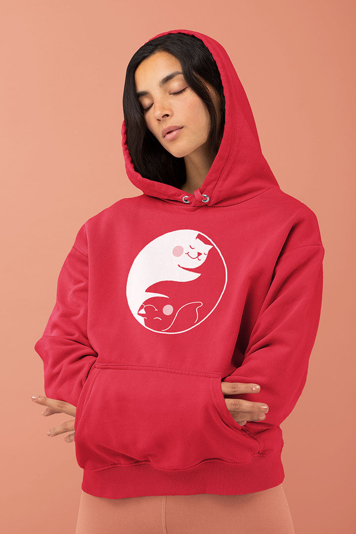 Yin Yang Women's Hooded Sweatshirt