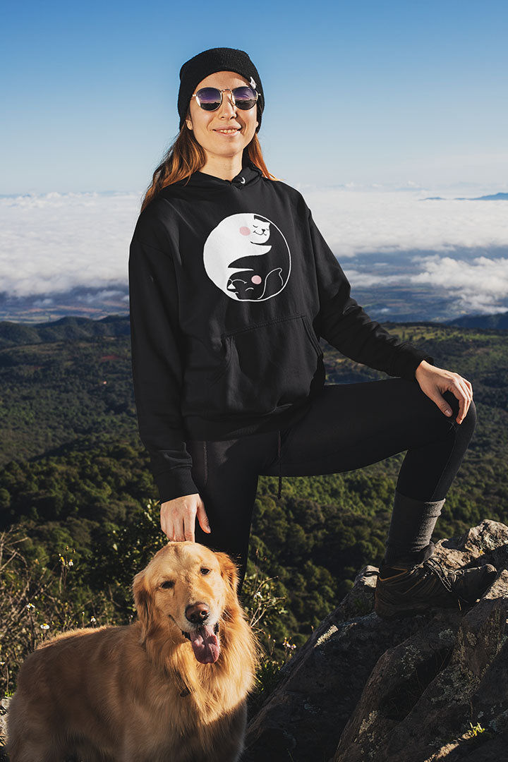 Yin Yang Women's Hooded Sweatshirt