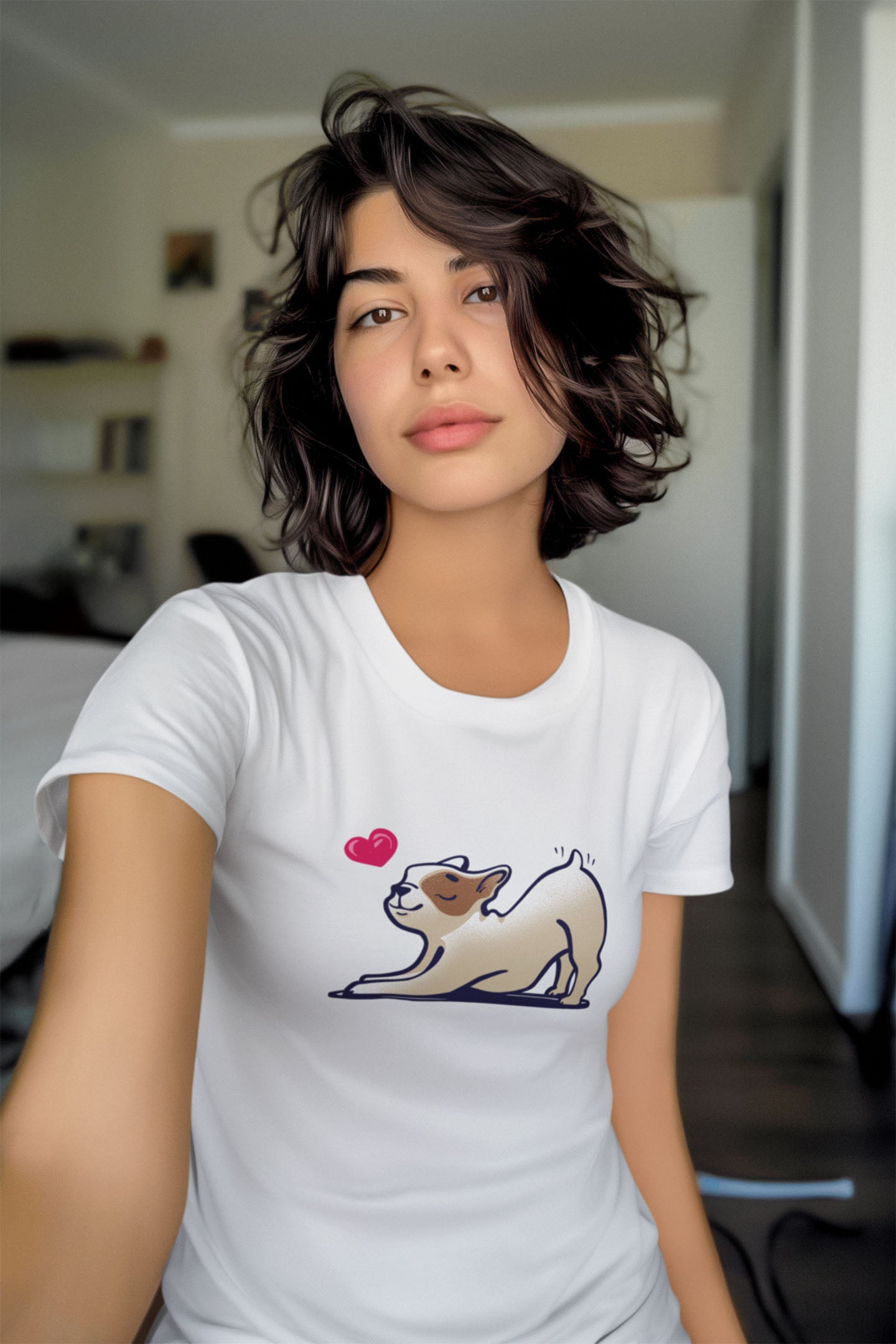 Yoga Dog Women's Graphic Tee