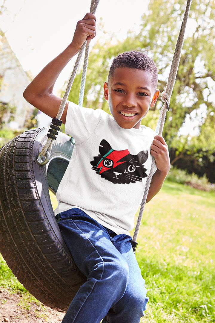 Ziggy's Cat Kid’s Heavy Cotton Graphic Tee