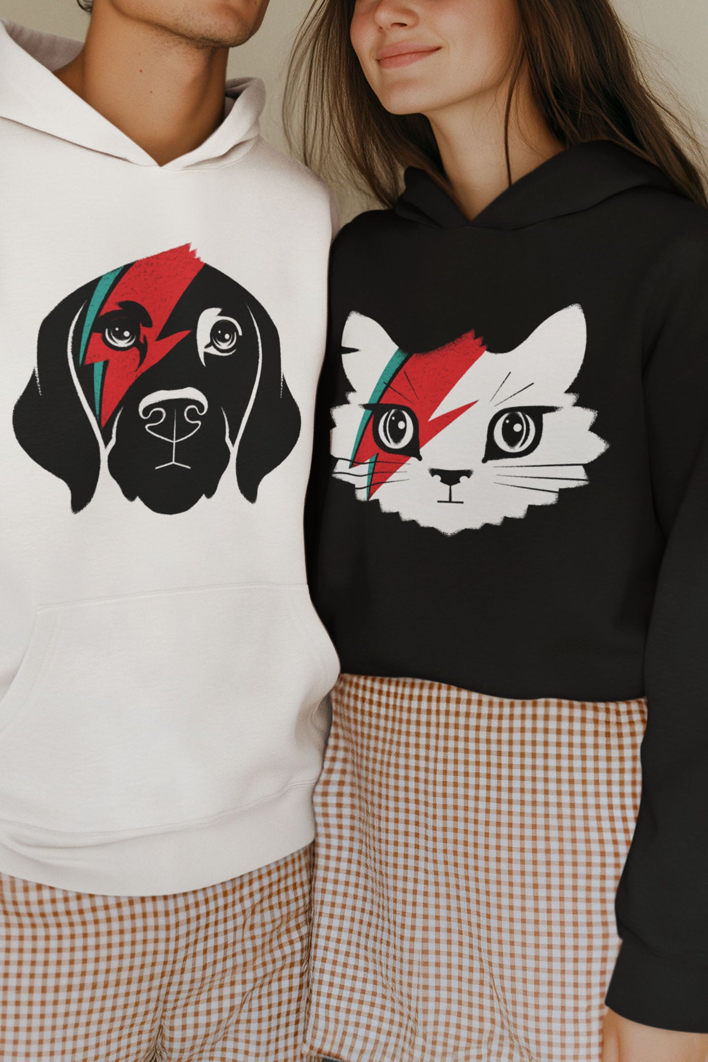 Ziggy's Cat Women’s Cropped Hooded Sweatshirt