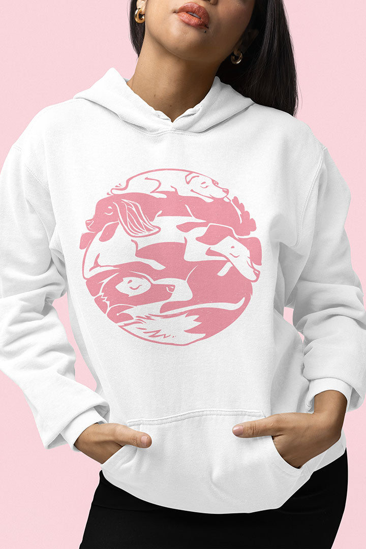 Dog Pile Women's Hooded Sweatshirt