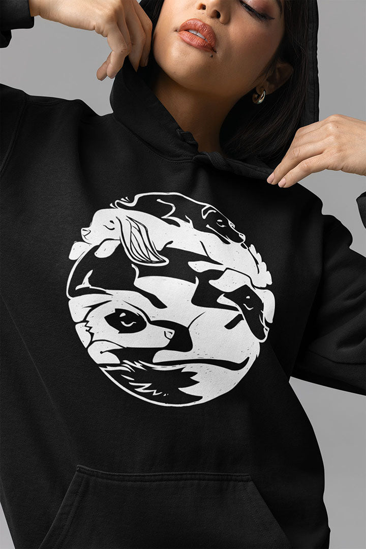 Dog Pile Women's Hooded Sweatshirt