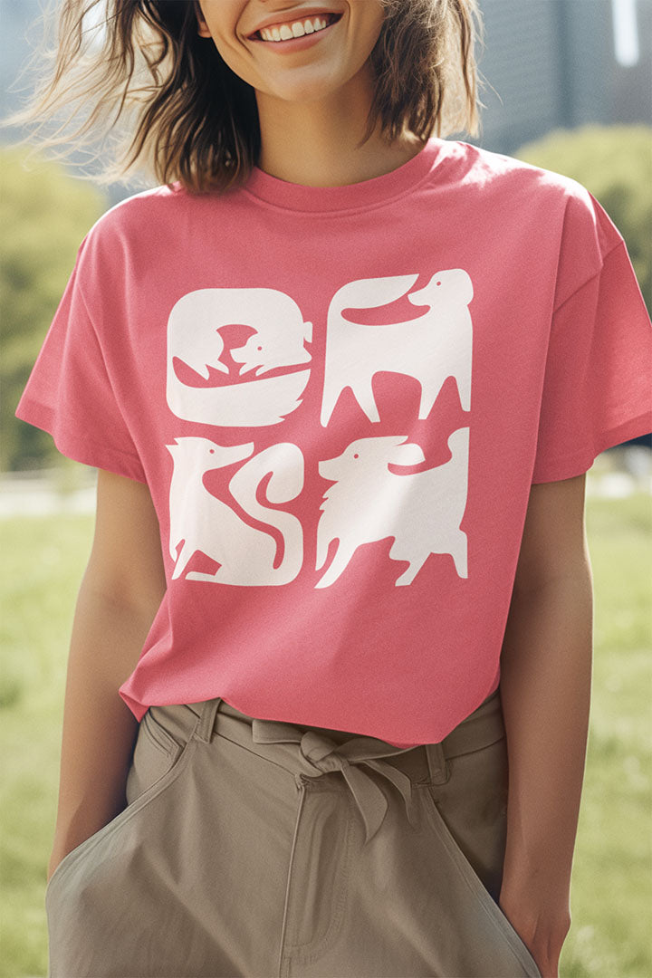 Dogs Graphic Tee – Perfect for Dog Lovers!