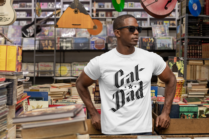 Sophisticated Cat Dad Graphic Tee