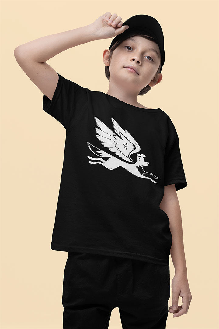 Angel Dog Kids Heavy Cotton Graphic Tee