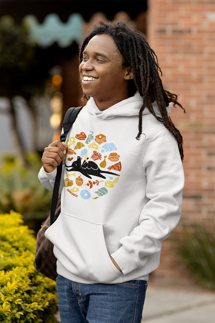 All Food is Dog Food Men's Hooded Sweatshirt