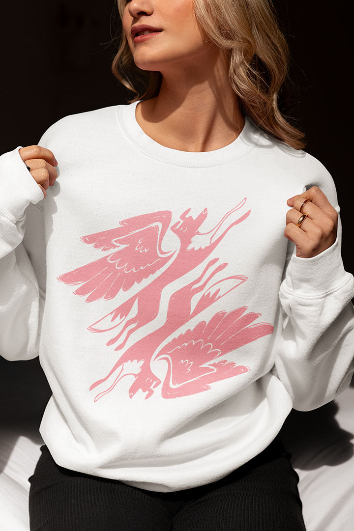 Angel Dogs Women's Heavy Blend Crewneck Sweatshirt
