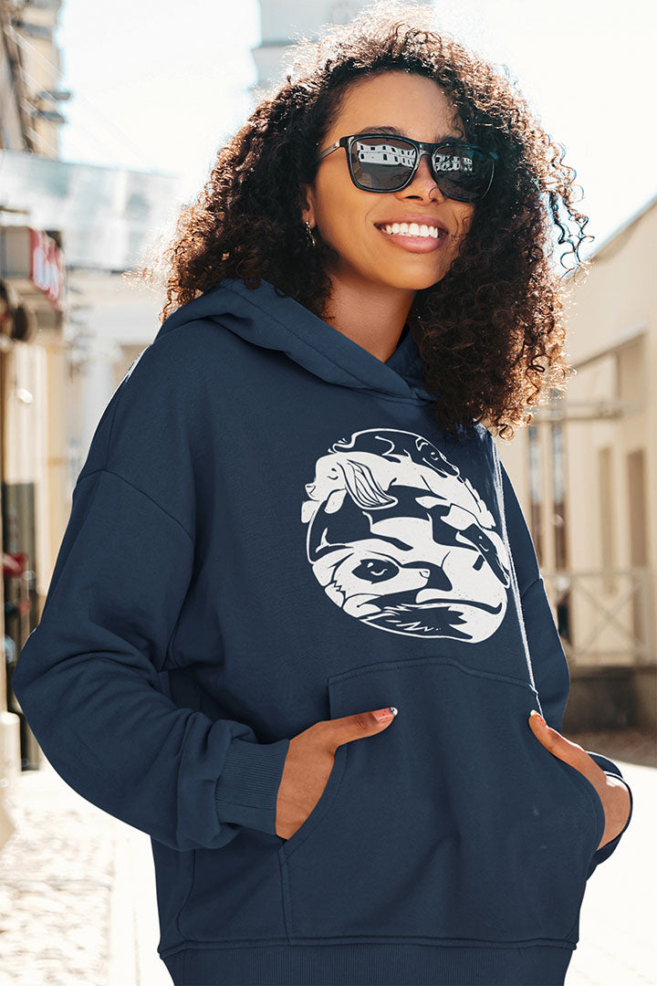 Dog Pile Women's Hooded Sweatshirt