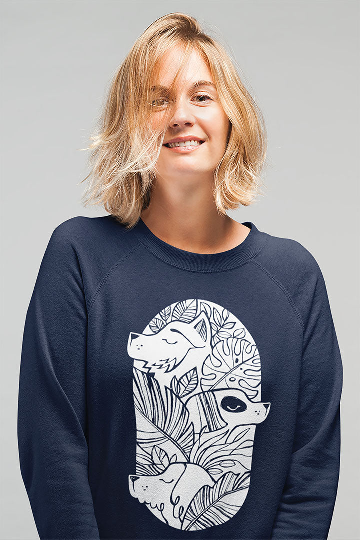 Jungle Dogs Women's Heavy Blend Crewneck Sweatshirt