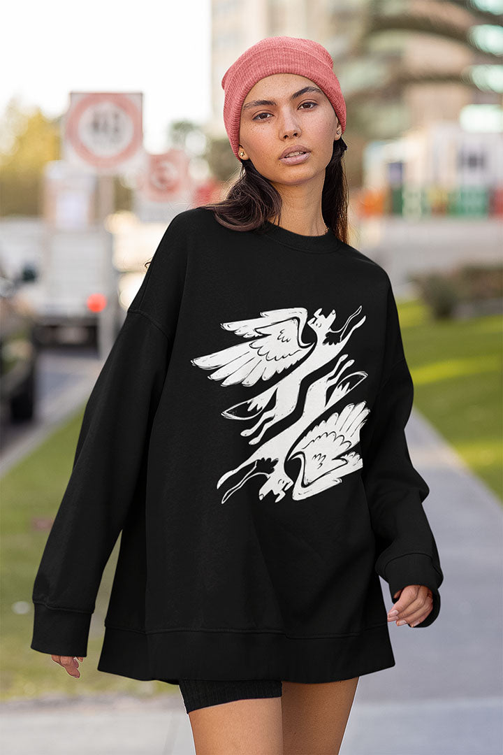 Angel Dogs Women's Heavy Blend Crewneck Sweatshirt