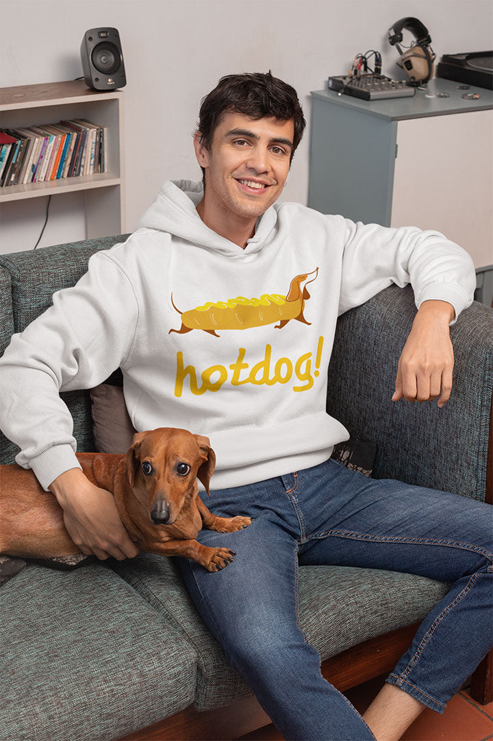 Hotdog! Men's Hooded Sweatshirt