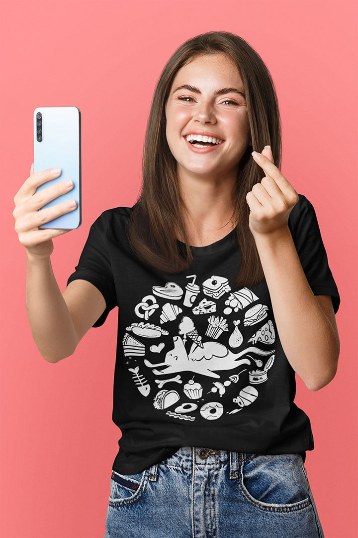 All Food is Dog Food Women's Graphic Tee