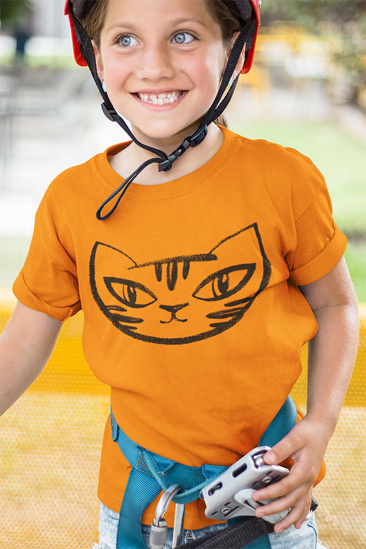 Cat BF#2 Kids Heavy Cotton Graphic Tee