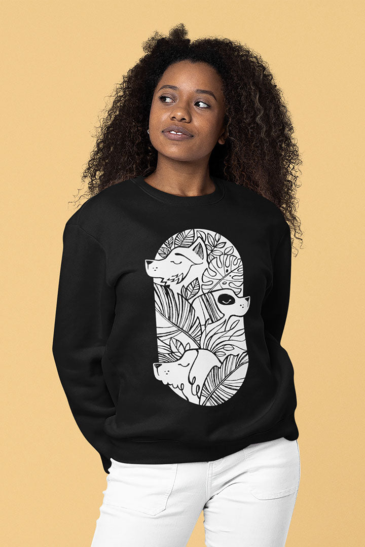 Jungle Dogs Women's Heavy Blend Crewneck Sweatshirt