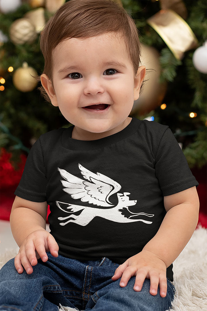 Angel Dog Baby Graphic Tee