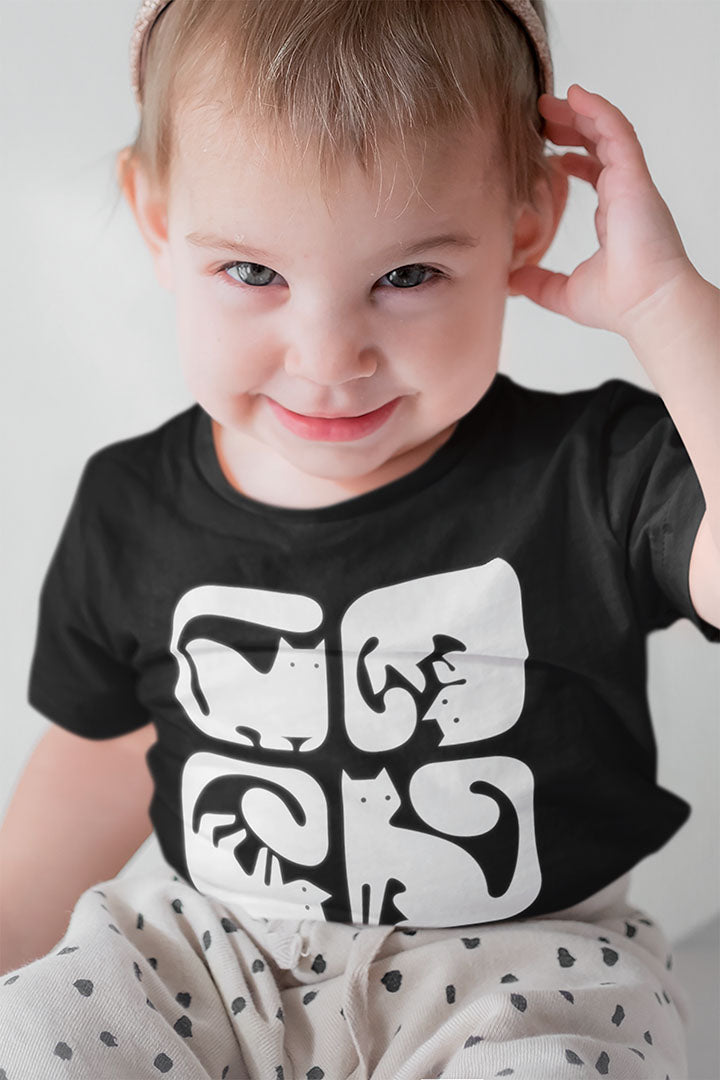 Cats Graphic Baby Graphic Tee
