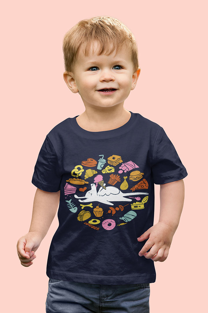 All Food is Dog Food Baby Graphic Tee
