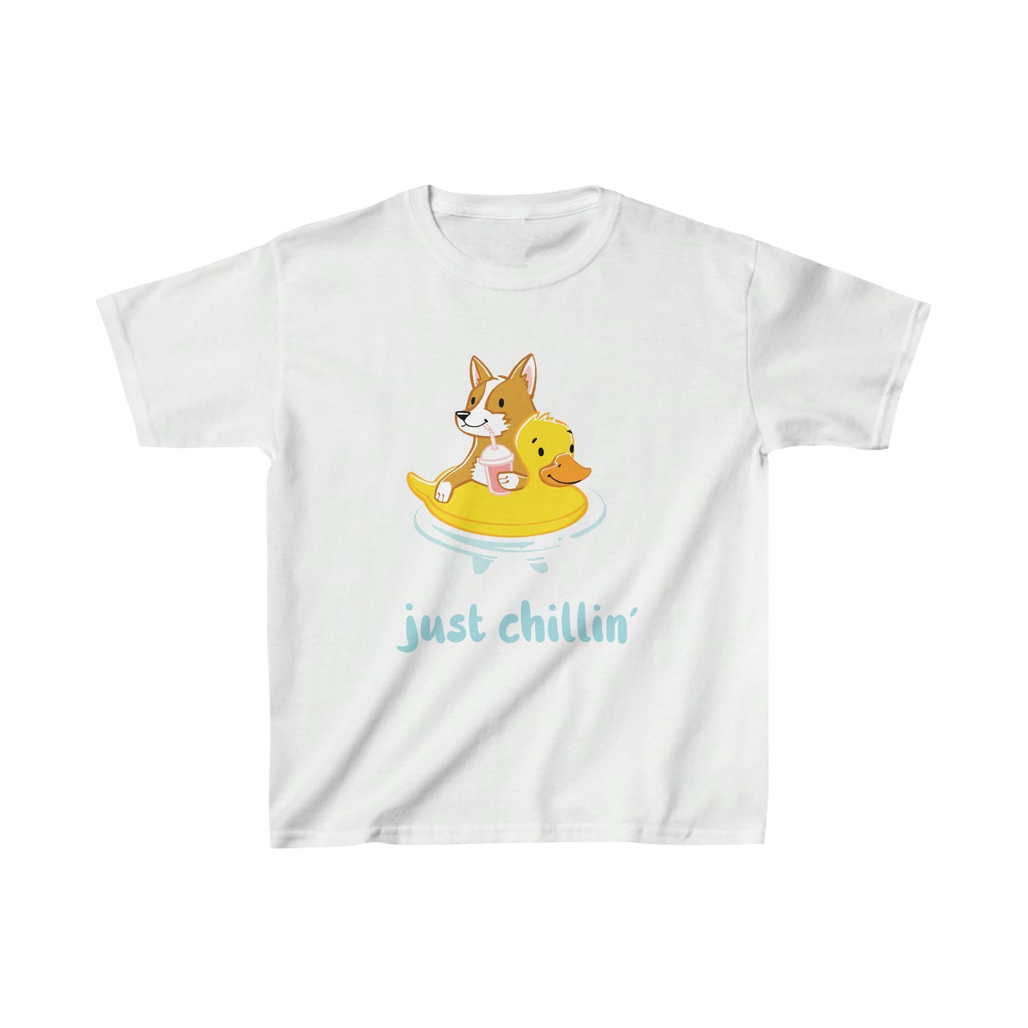 Just Chillin’ Kids Heavy Cotton Graphic Tee