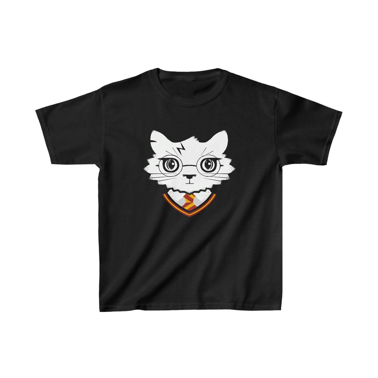 Wizard Cat Kids' Tee – A Spellbinding Shirt for Playful Adventures!