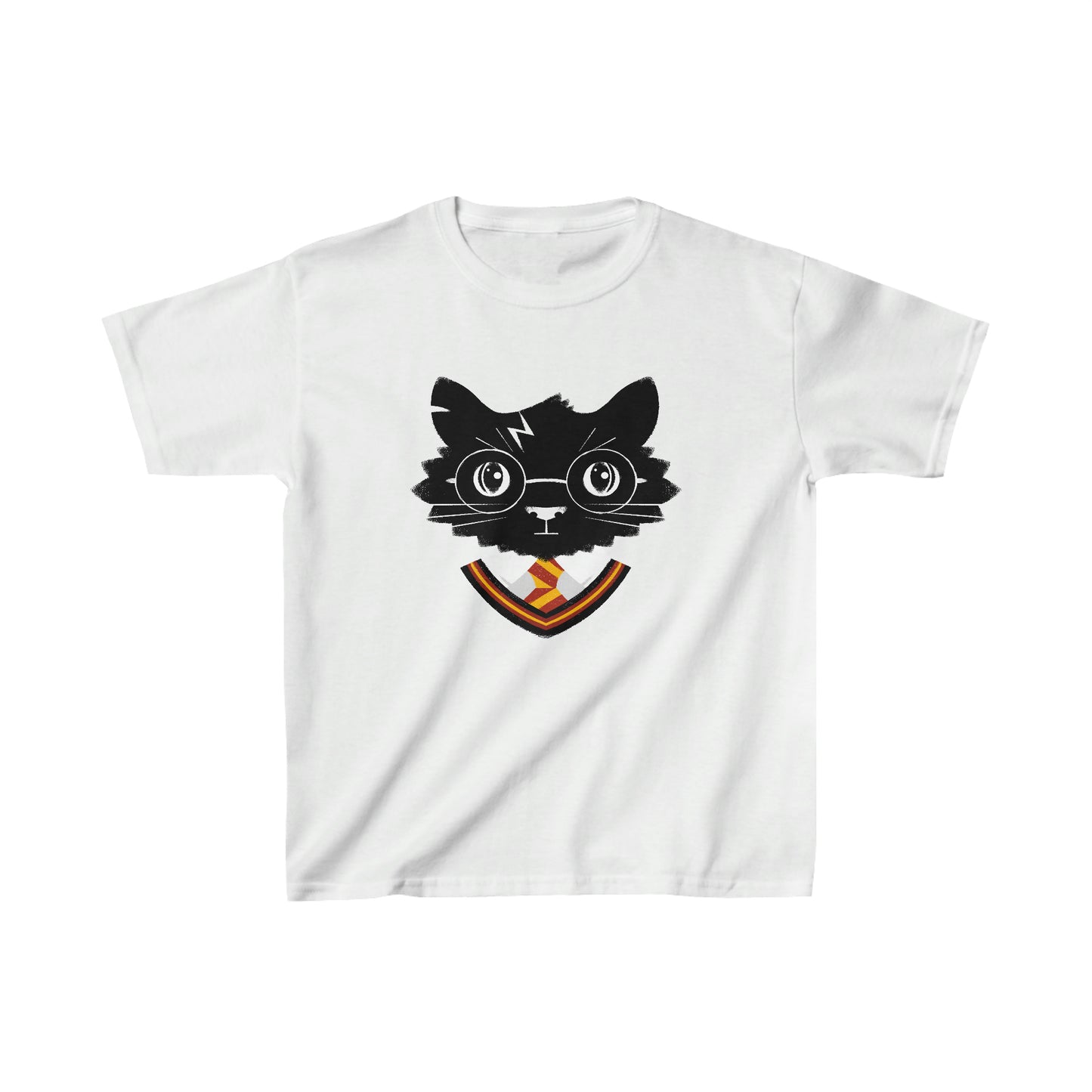 Wizard Cat Kids' Tee – A Spellbinding Shirt for Playful Adventures!