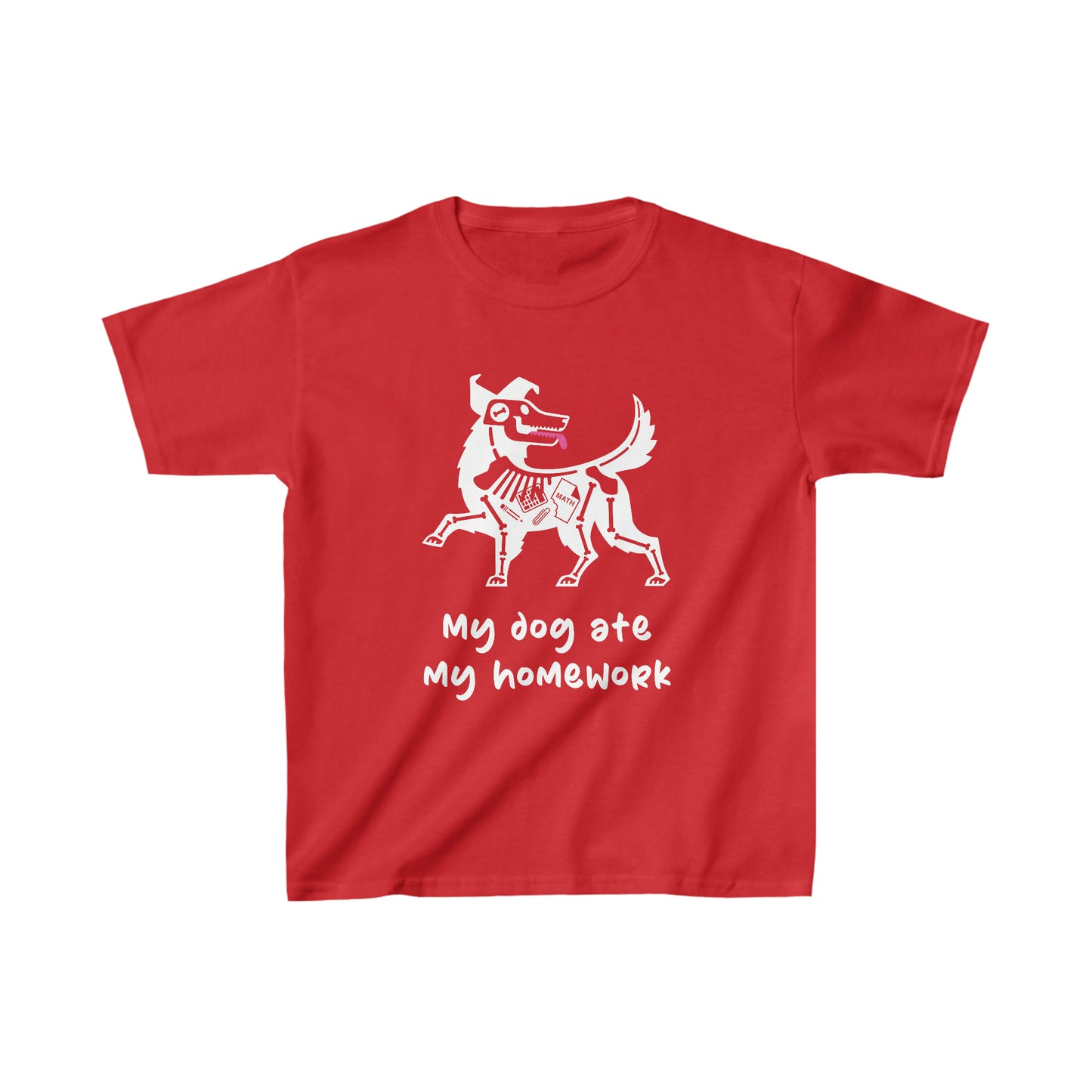 Oops! My Dog Ate My Homework Kids' Graphic Tee