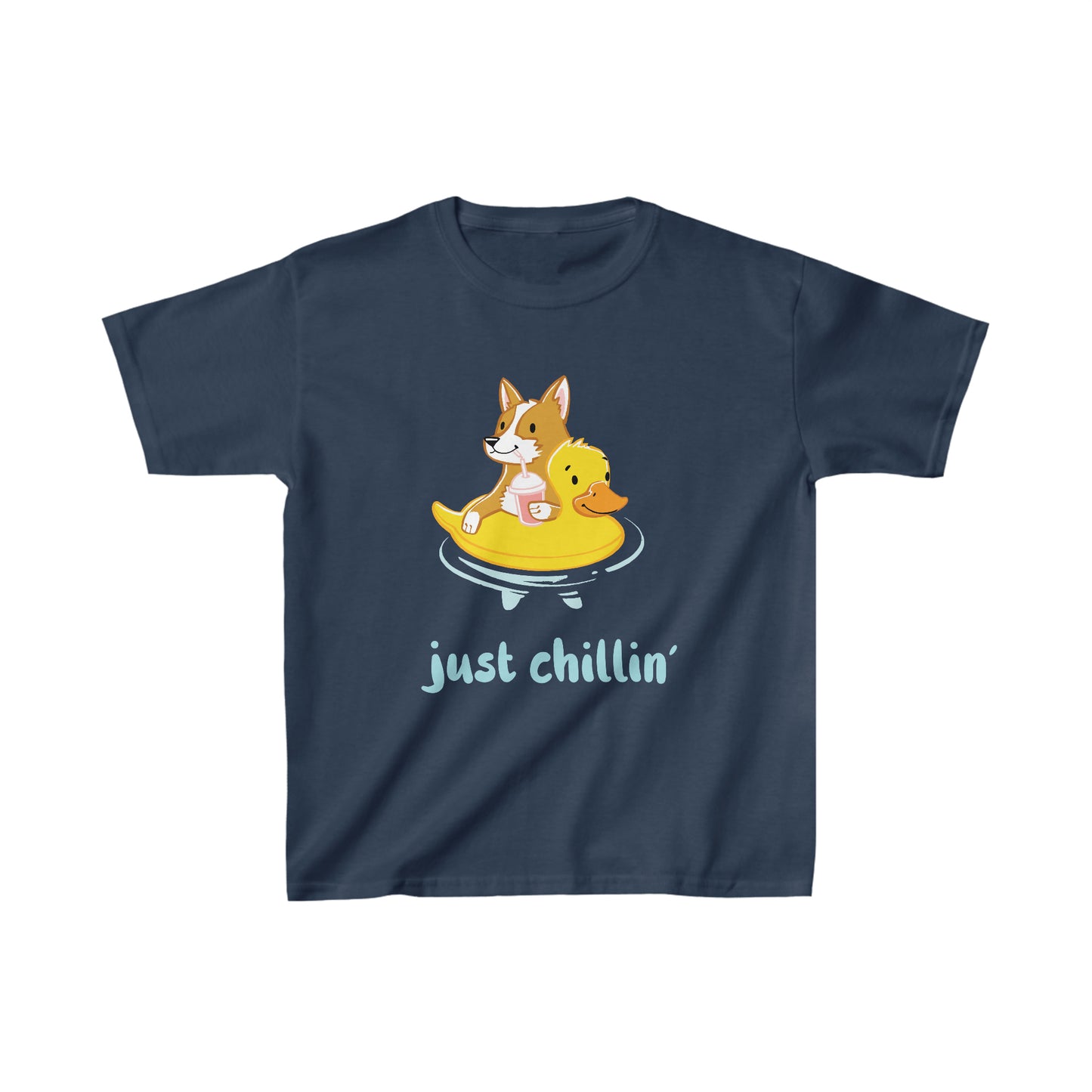 Just Chillin’ Kids Heavy Cotton Graphic Tee