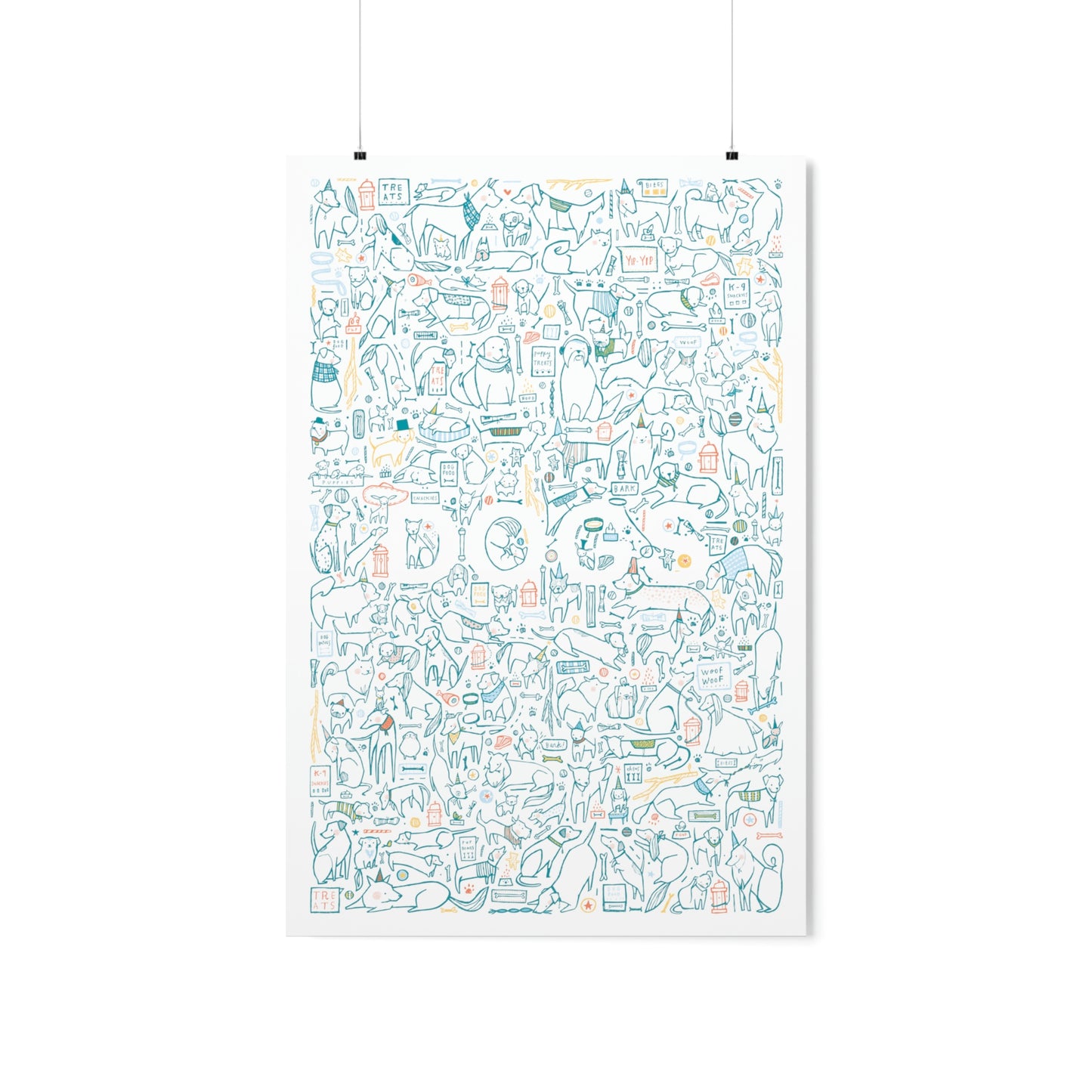 DOGS Premium Matte Vertical Poster