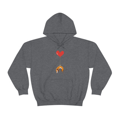Dog on Heart Strings Hooded Sweatshirt