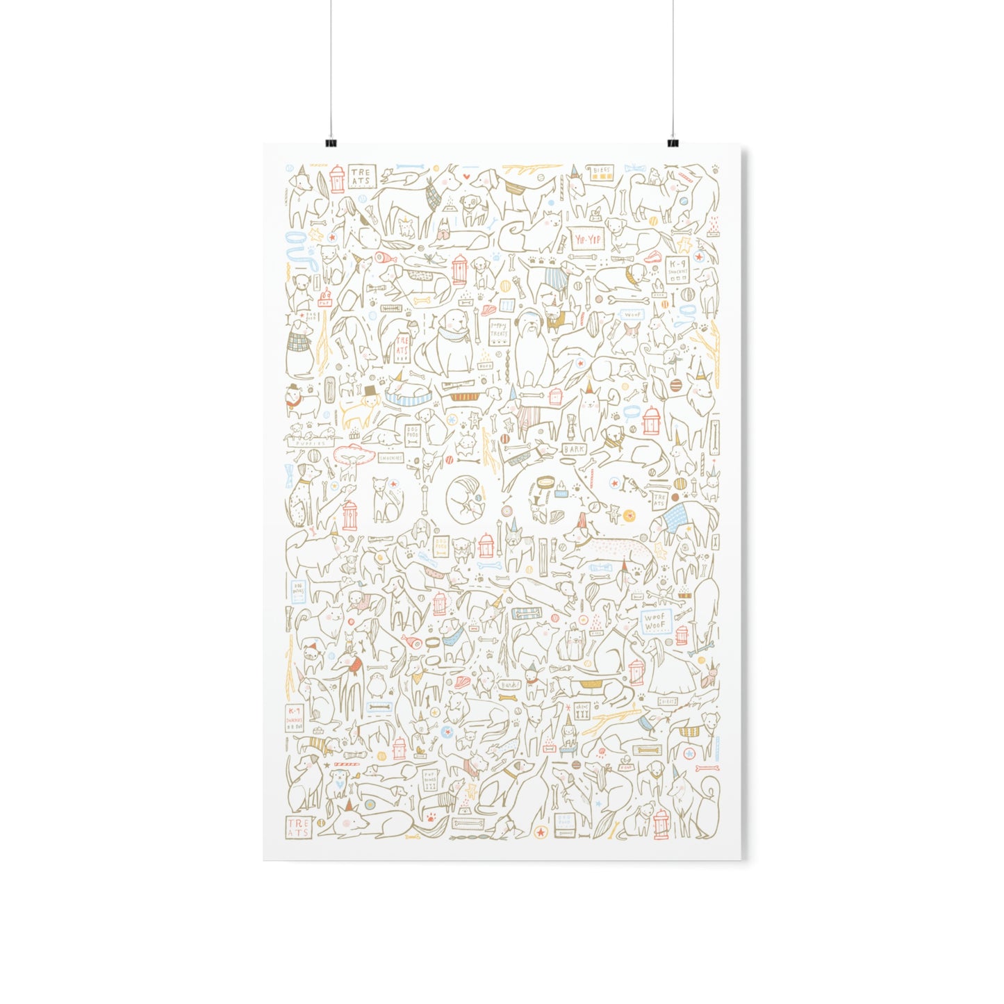 DOGS Premium Matte Vertical Poster