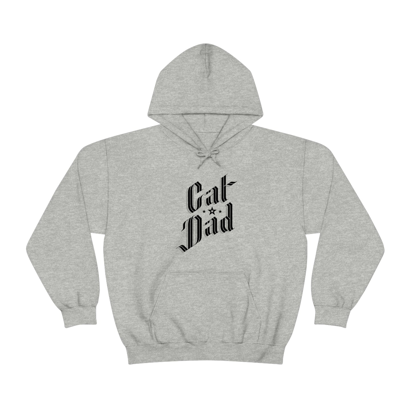 Sophisticated Cat Dad Men's Hooded Sweatshirt