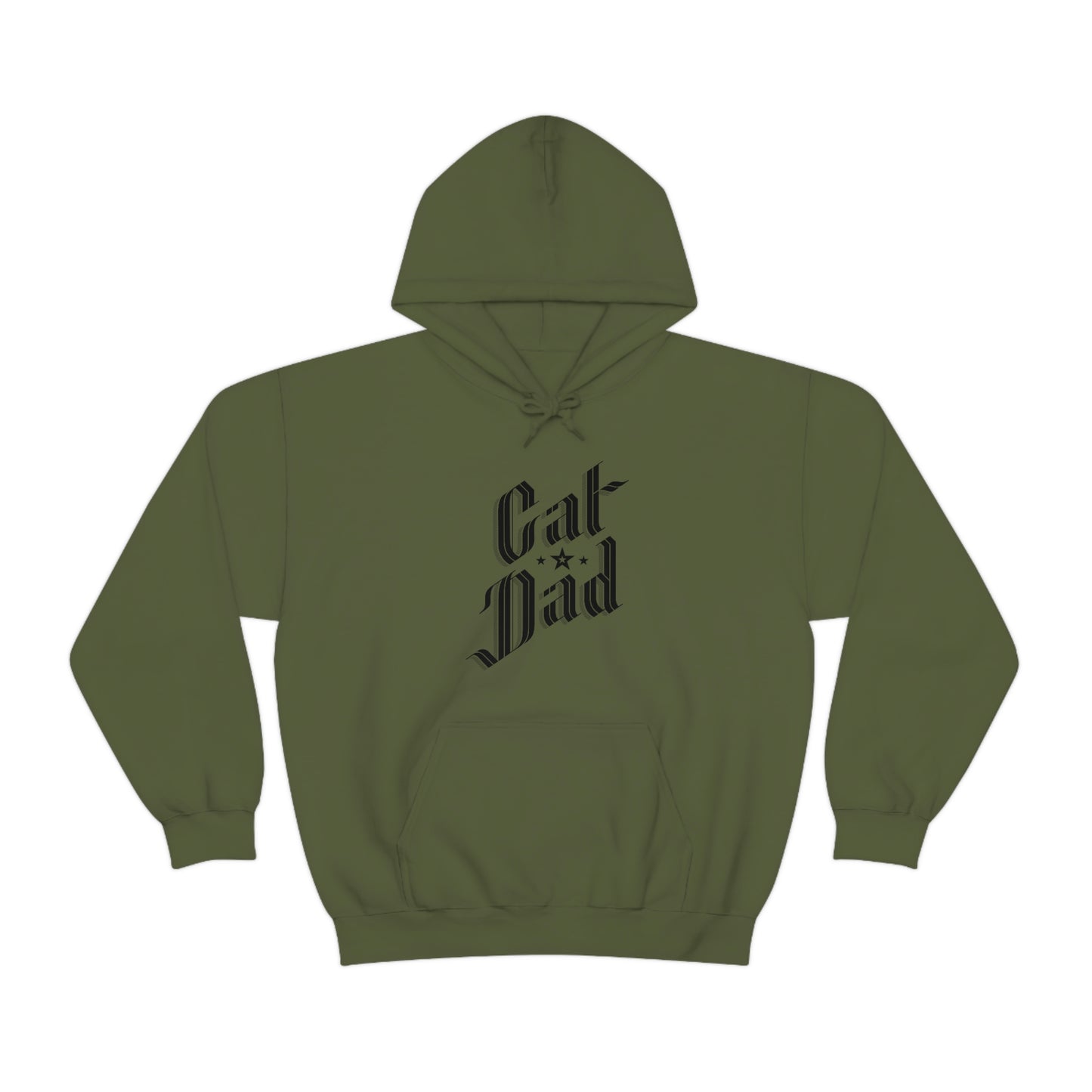 Sophisticated Cat Dad Men's Hooded Sweatshirt
