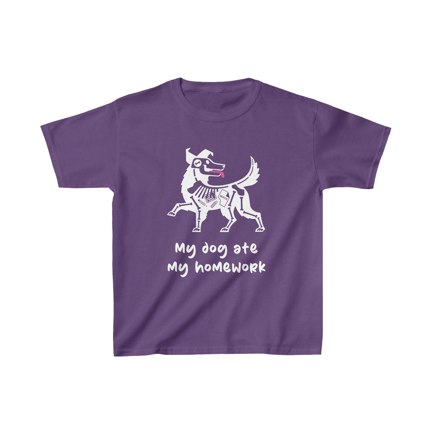 Oops! My Dog Ate My Homework Kids' Graphic Tee