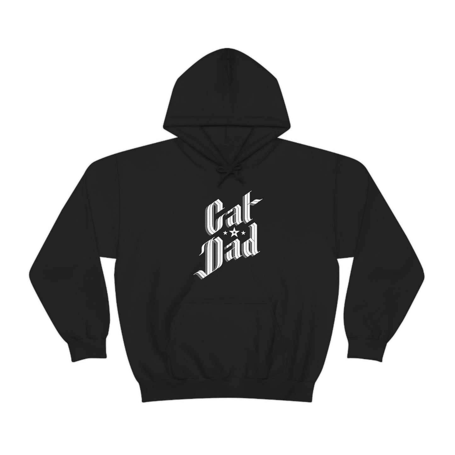 Sophisticated Cat Dad Men's Hooded Sweatshirt