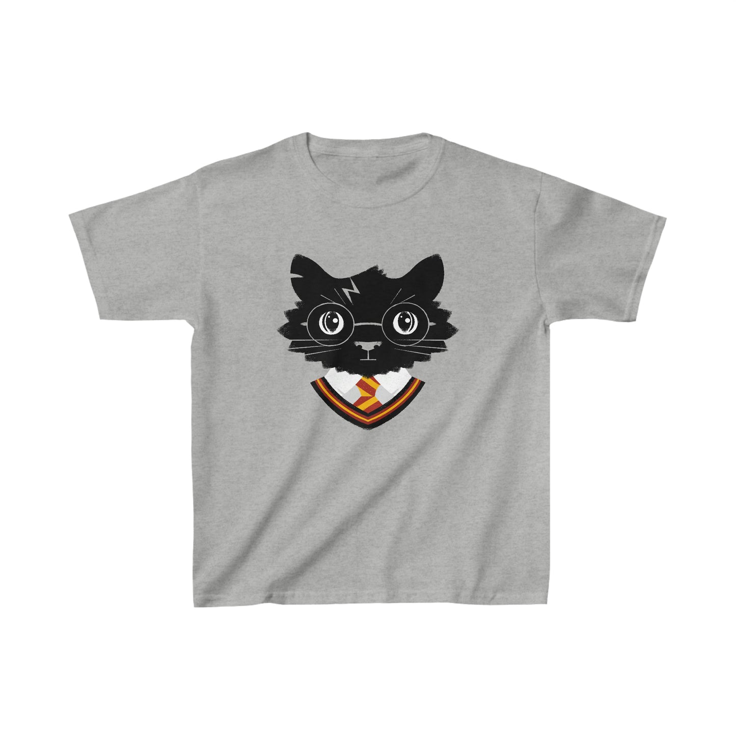 Wizard Cat Kids' Tee – A Spellbinding Shirt for Playful Adventures!