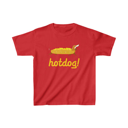 Wiener Hot Dog Kids Heavy Cotton Graphic Tee