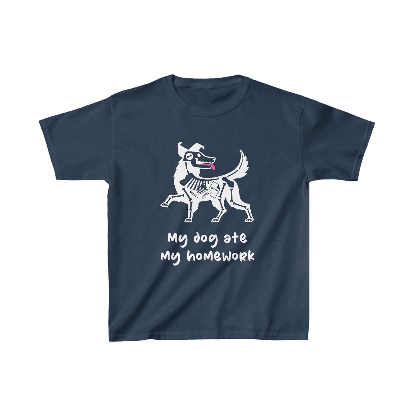 Oops! My Dog Ate My Homework Kids' Graphic Tee