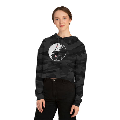 Yin Yang Women’s Cropped Hooded Sweatshirt