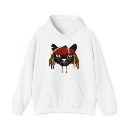 Pirate Cat Men's Hooded Sweatshirt