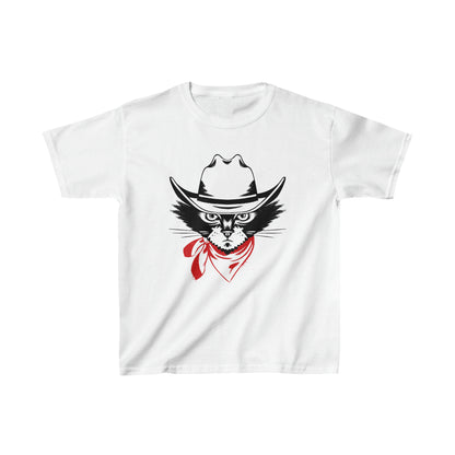 Cowboy Cat Kid’s Heavy Cotton Graphic Tee