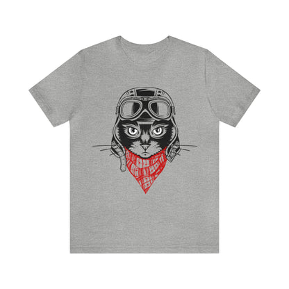 Motorcycle Cat Men's Graphic Tee