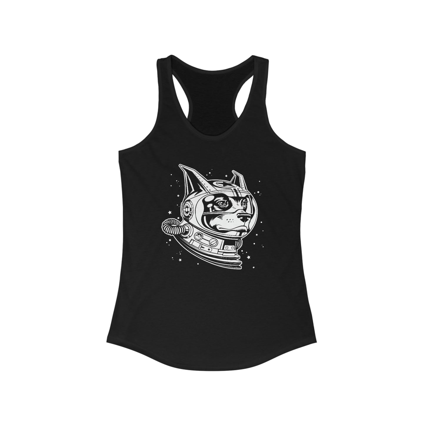 Space Dog Women's Racerback Tank Top