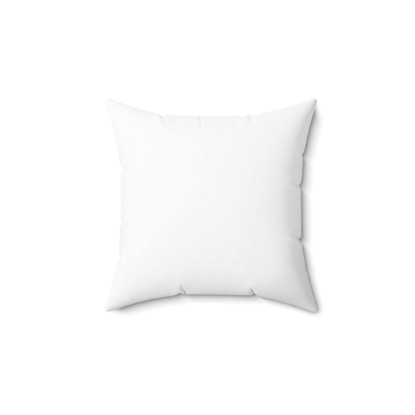 Dogwood on White Spun Polyester Square Pillow